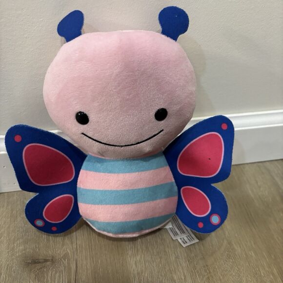 Skip Hop Zoo Baby Plush Stuffed Animal, Butterfly - Picture 2 of 9
